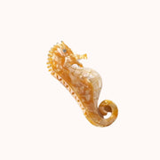 Hand-Painted Sea Horse Hair Claw Clip | Eco-Friendly