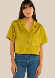 Wes Faux Suede Top