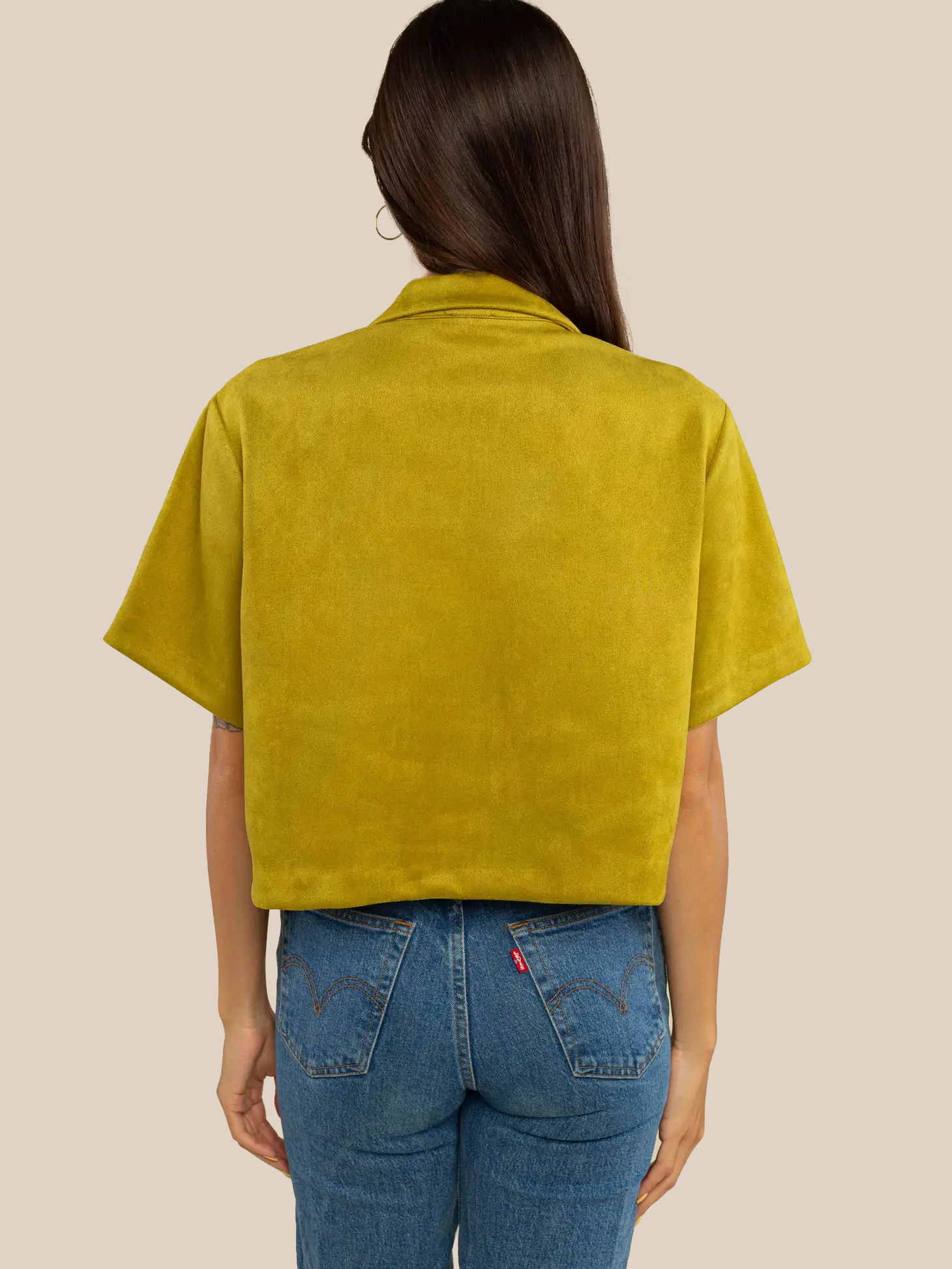 Wes Faux Suede Top